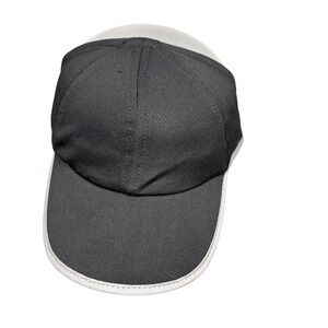 Chic Play Hat Cap Strap Back Black Gray Ponytail Mesh Reflective Running Womens